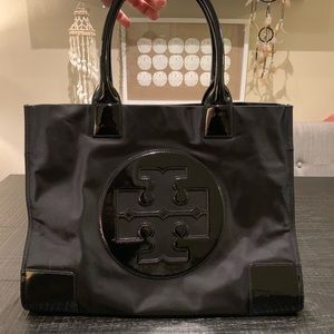 Tory Burch Ella Black Large Nylon